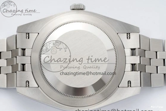 MiroTime 0508 RelaxedFit DateJust 41 SS Polished Bezel KING 1:1 Best Edition 904L Steel White Stick Dial on Jubilee Bracelet VR 2160